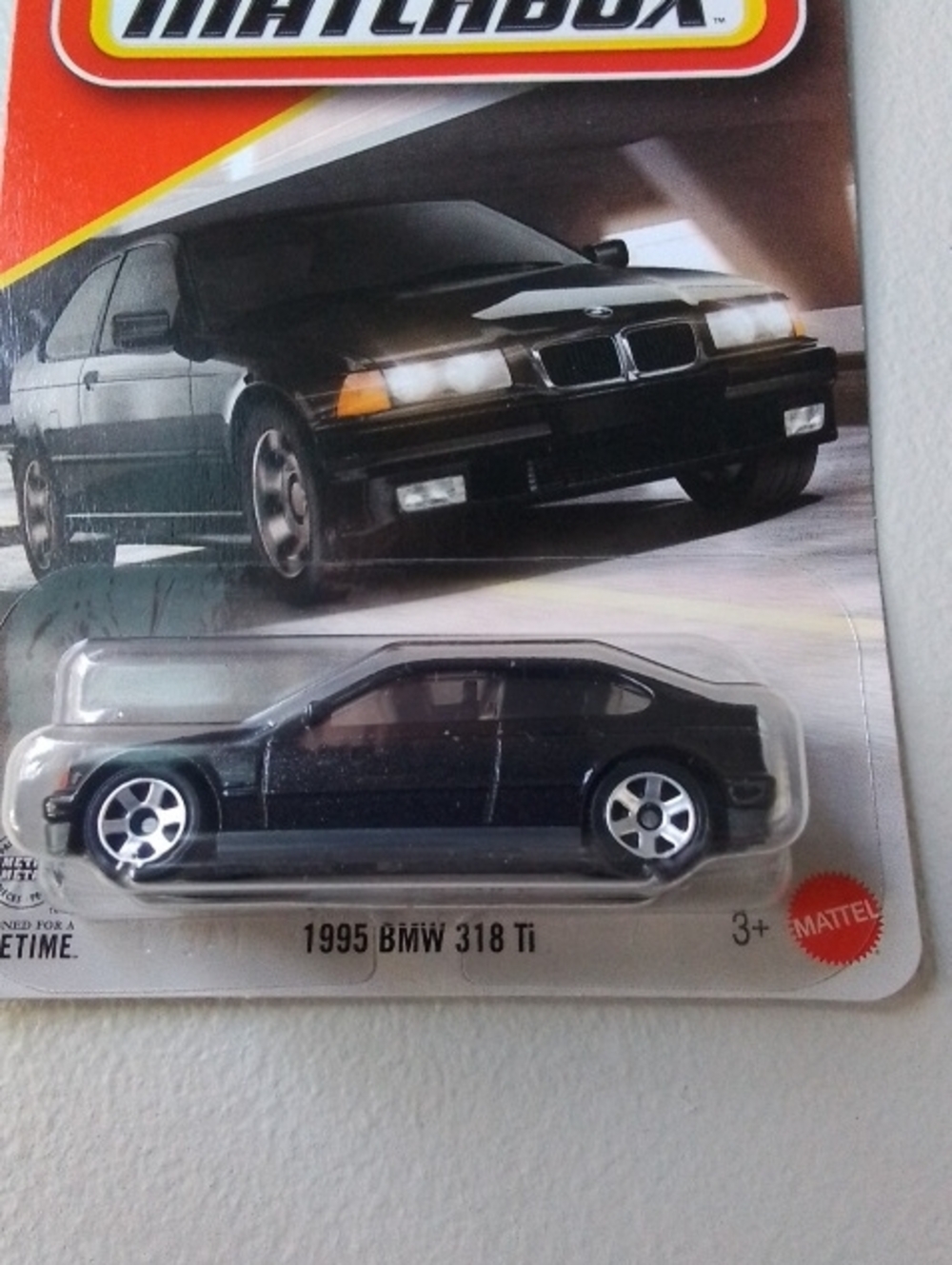 Match 1995 BMW 318 Ti Die-Cast Toy Car - Black